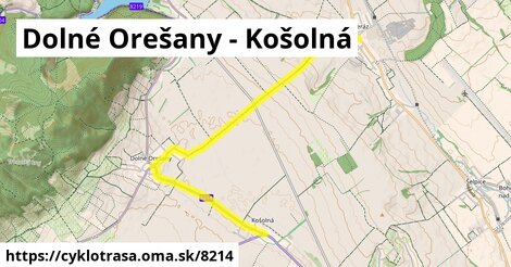 Dolné Orešany - Košolná