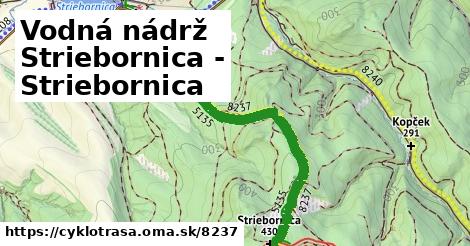 Vodná nádrž Striebornica - Striebornica