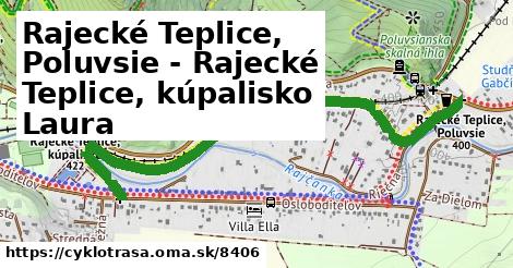 Rajecké Teplice, Poluvsie - Rajecké Teplice, kúpalisko Laura