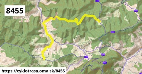 Odbočka z modrej 2405 - Lutiše - Koštúrovci