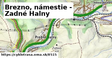 Brezno, námestie - Zadné Halny