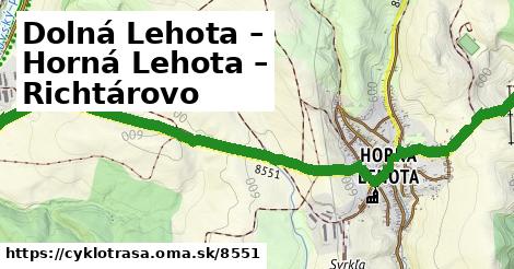 Dolná Lehota – Horná Lehota – Richtárovo