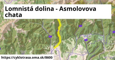 Lomnistá dolina - Asmolovova chata