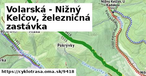 Volarská - Nižný Kelčov, železničná zastávka