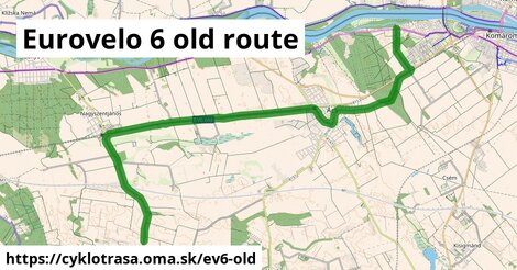 Eurovelo 6 old route