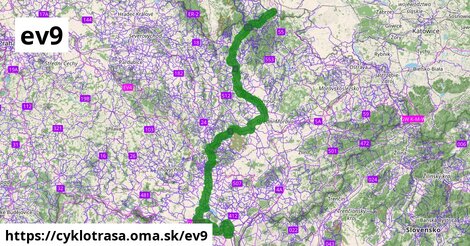 EuroVelo 9 - Od Baltu k Jadranu - sekcia Česká republika