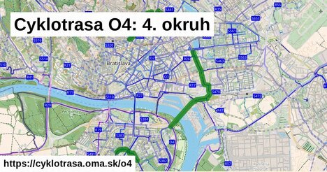 Cyklotrasa O4: 4. okruh (plánovaná)