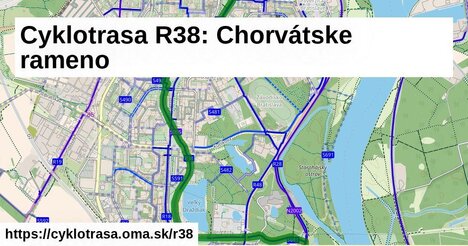 Cyklotrasa R38: Chorvátske rameno