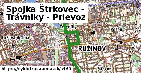 Spojka Štrkovec - Trávniky - Prievoz