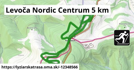 Levoča Nordic Centrum 5 km