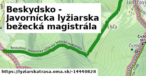 Beskydsko - Javornícka lyžiarska bežecká magistrála