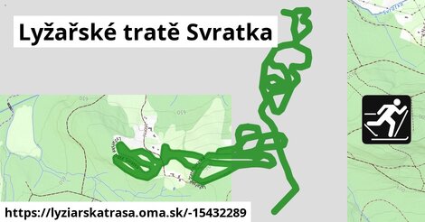 Lyžařské tratě Svratka