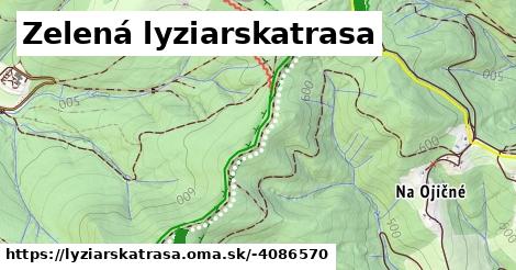 Zelená lyziarskatrasa