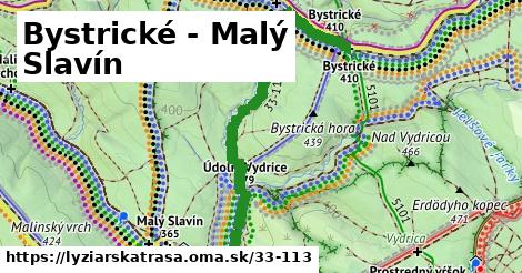 Bystrické - Malý Slavín