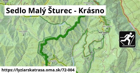 Sedlo Malý Šturec - Krásno