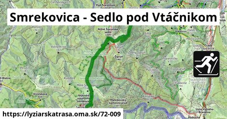 Smrekovica - Sedlo pod Vtáčnikom