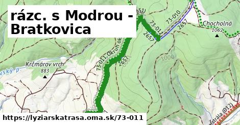 rázc. s Modrou - Bratkovica