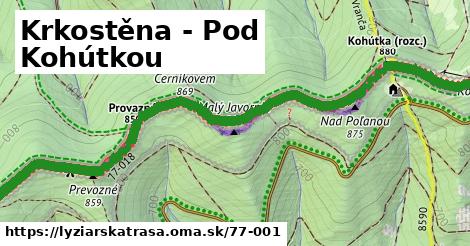 Krkostěna - Pod Kohútkou