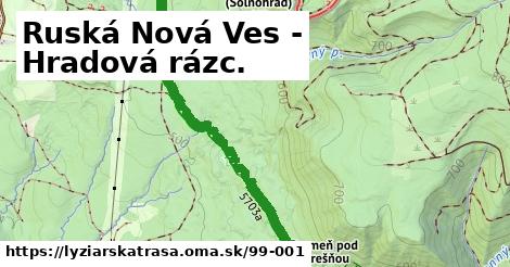 Ruská Nová Ves - Hradová rázc.