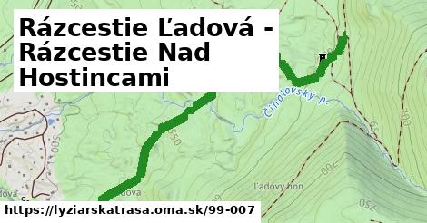 Rázcestie Ľadová - Rázcestie Nad Hostincami