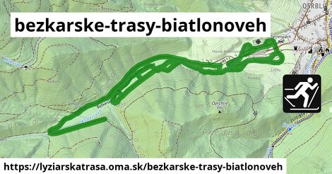 Bežkárske trasy Biatlonového areálu Osrblie