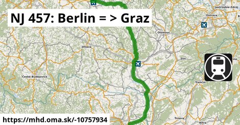 NJ 457: Berlin = >  Wien