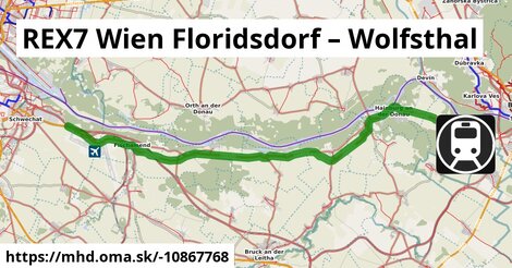 REX7 Wien Floridsdorf – Wolfsthal