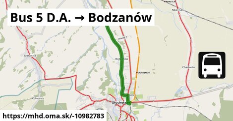 Bus 5 D.A. → Bodzanów