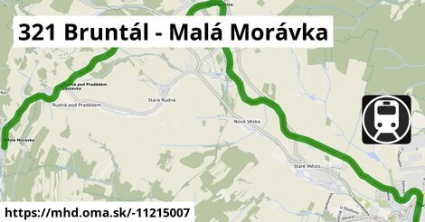 321 Bruntál - Malá Morávka