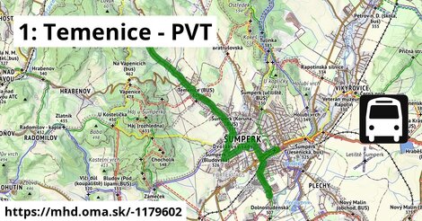 1: Temenice - PVT