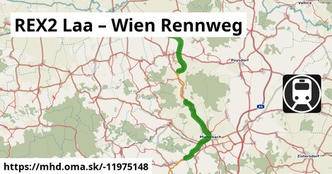 REX2 Laa – Wien Rennweg