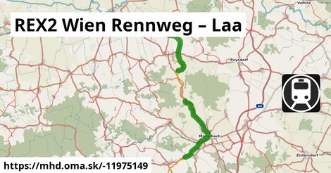 REX2 Wien Rennweg – Laa