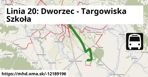 Linia 20: Dworzec - Targowiska Szkoła