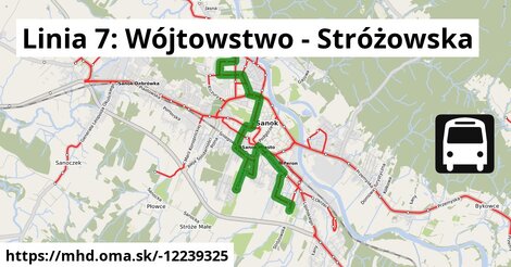 Linia 7: Wójtowstwo - Stróżowska