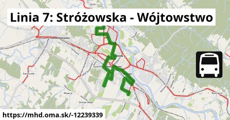 Linia 7: Stróżowska - Wójtowstwo