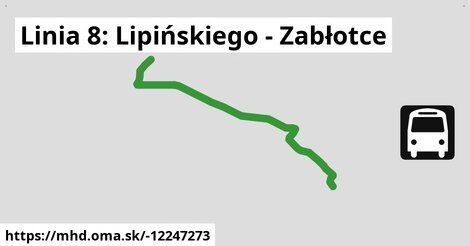 Linia 8: Lipińskiego - Zabłotce