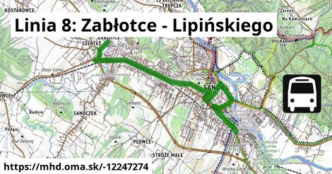 Linia 8: Zabłotce - Lipińskiego