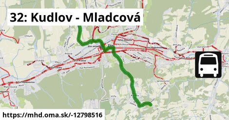 32: Kudlov - Mladcová