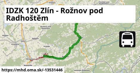 IDZK 120 Zlín - Rožnov pod Radhoštěm