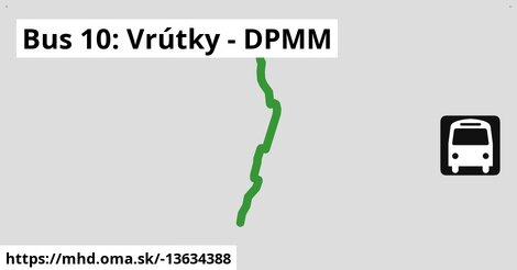 Bus 10: Vrútky - DPMM