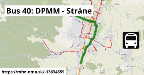 Bus 40: DPMM - Stráne