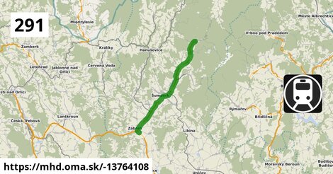 291 Zábřeh na Moravě – Kouty nad Desnou