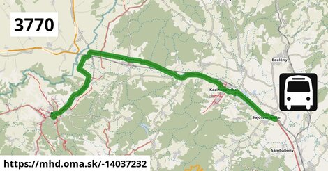 3770: Ózd, autóbusz-állomás = >  Miskolc, autóbusz-állomás