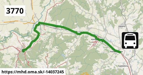 3770: Miskolc, autóbusz-állomás = >  Ózd, autóbusz-állomás