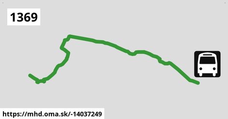 1369: Ózd, Ruhagyár = >  Ózd, autóbusz-állomás = >  Miskolc, autóbusz-állomás = >  Hajdúnánás, autóbusz-váróterem = >  Nyíregyháza, autóbusz-állomás