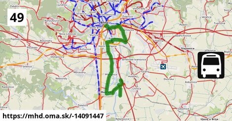 49: Dvůr V Lese ⇒ Modřice, Olympia ⇒ Úzká