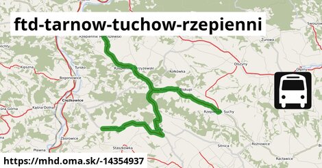 FTD: Tarnów - Tuchów - Rzepiennik Suchy / Turza / Ostrusza