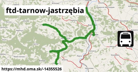 FTD: Tarnów - Tuchów - Gromnik - Ciężkowice - Jastrzębia