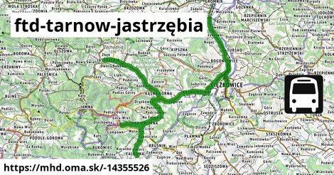 FTD: Tarnów - Tuchów - Gromnik - Ciężkowice - Jastrzębia