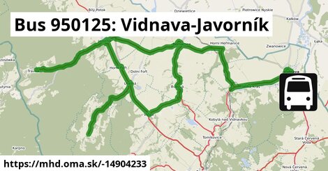 Bus 950125: Vidnava-Javorník